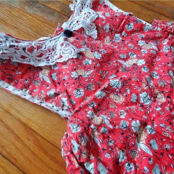 Girls Vintage Style Handmade Sleeveless Top - Picture 2 of 4